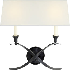 Cross Bouillotte Large Sconce - Visual Comfort Wall Lights