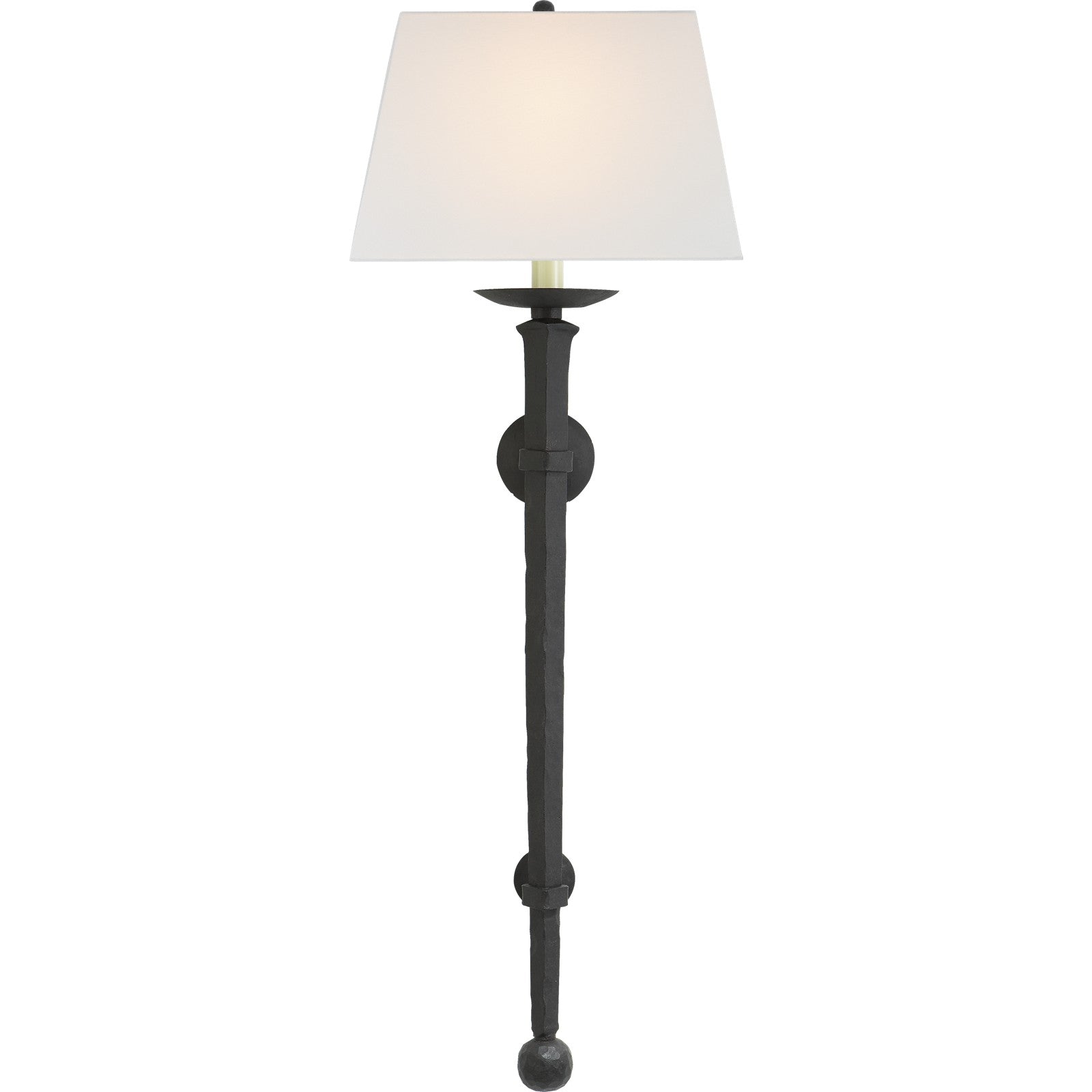 Long Iron Torch - Visual Comfort Wall Lights
