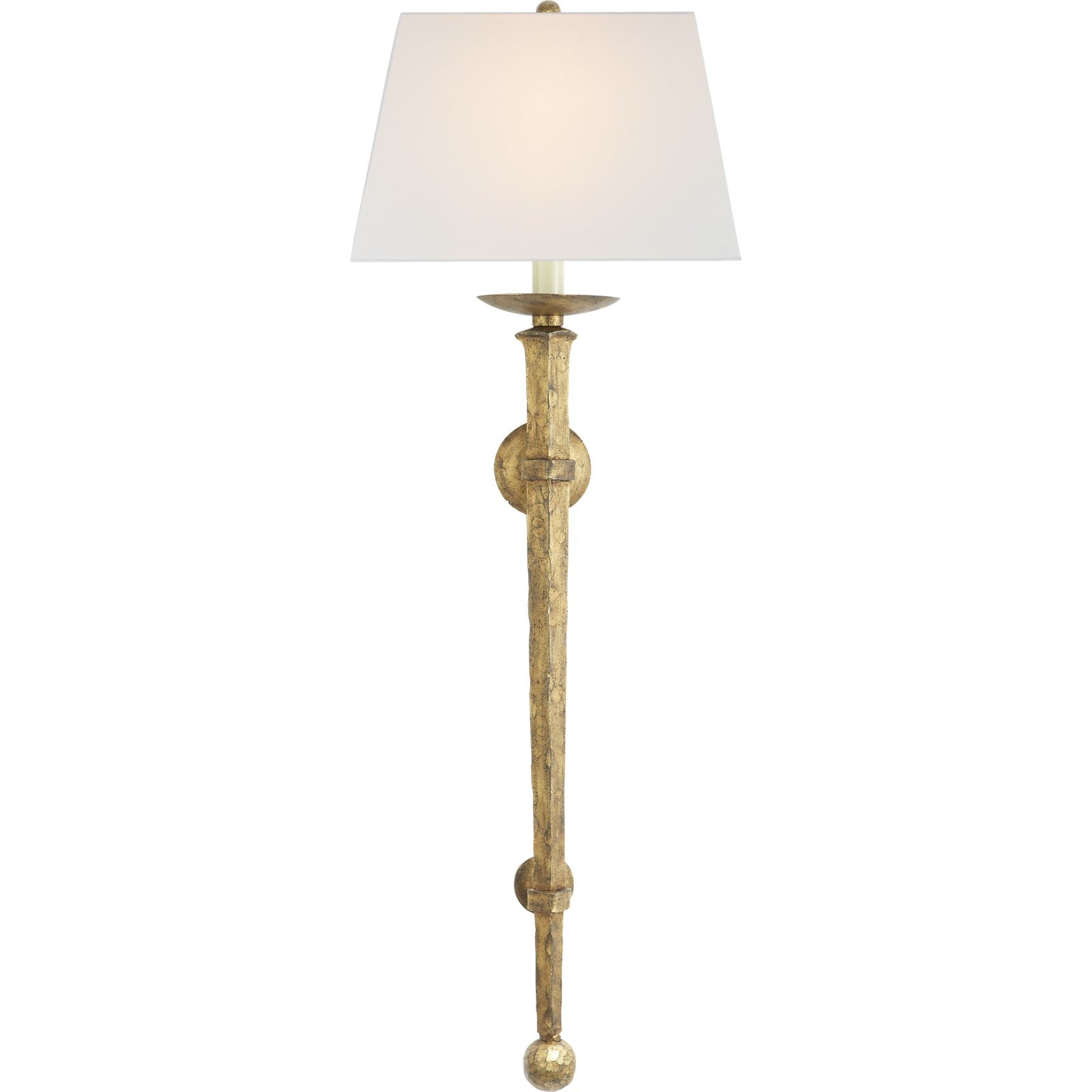Long Iron Torch - Visual Comfort Wall Lights