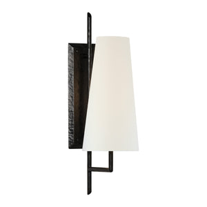 Ashton Large Single Sculpted Sconce - Visual Comfort Wall Lights