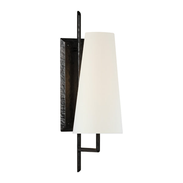 Ashton Large Single Sculpted Sconce - Visual Comfort Wall Lights