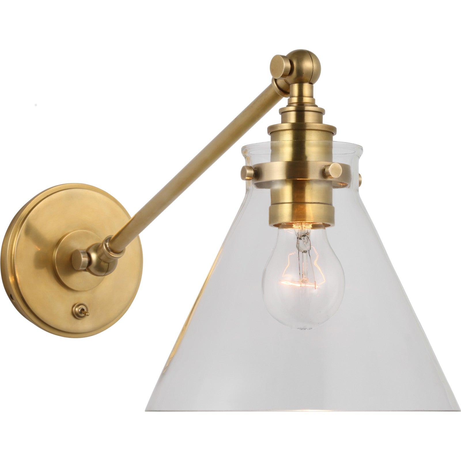 Parkington Single Library Wall Light - Visual Comfort Wall Lights