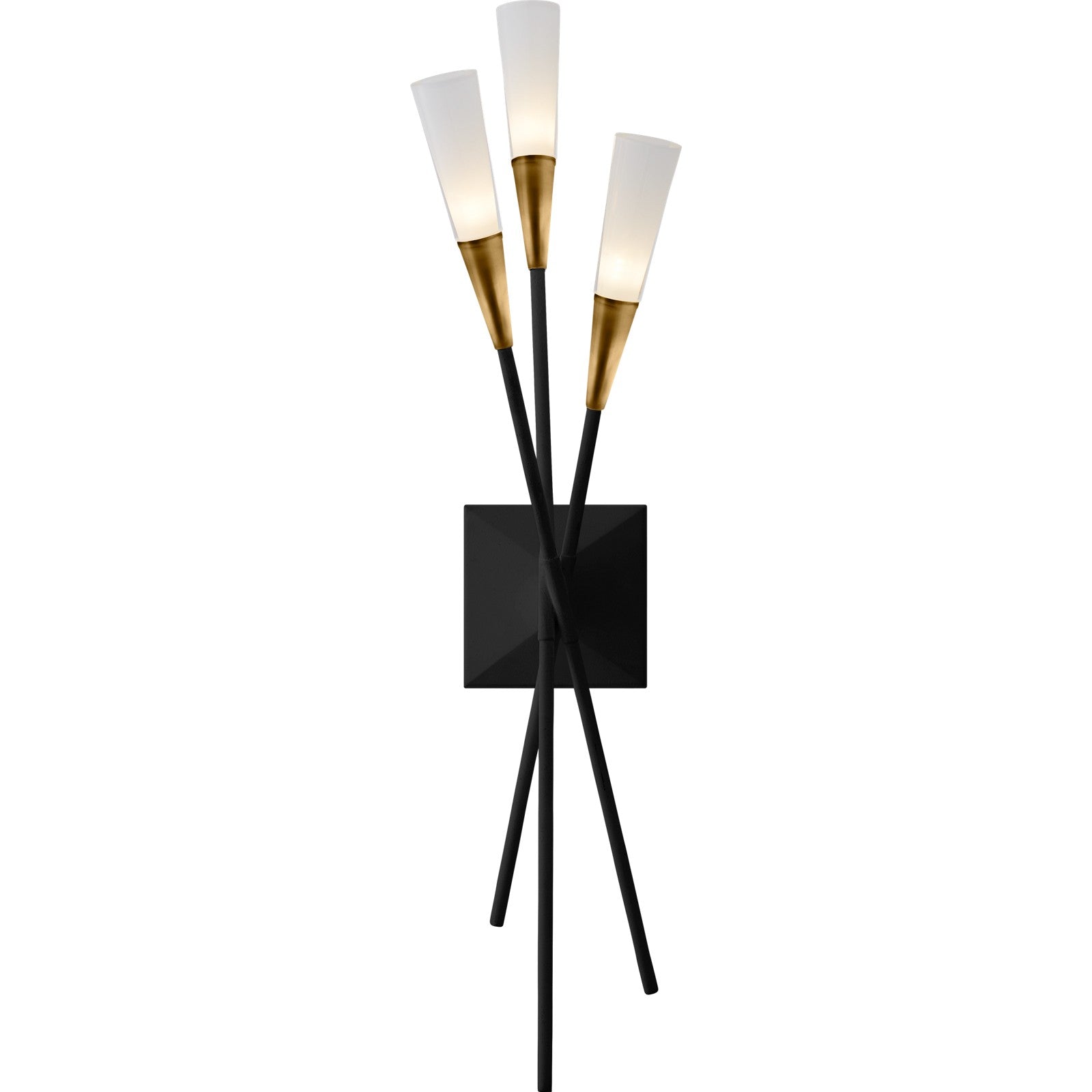 Stellar Triple Tail Sconce - Visual Comfort Wall Lights