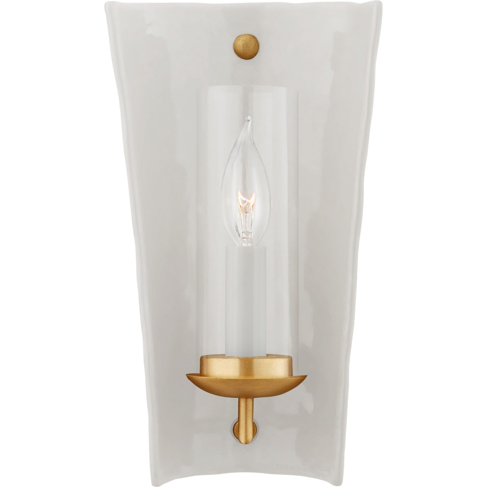 Downey Small Reflector Sconce - Visual Comfort Wall Lights