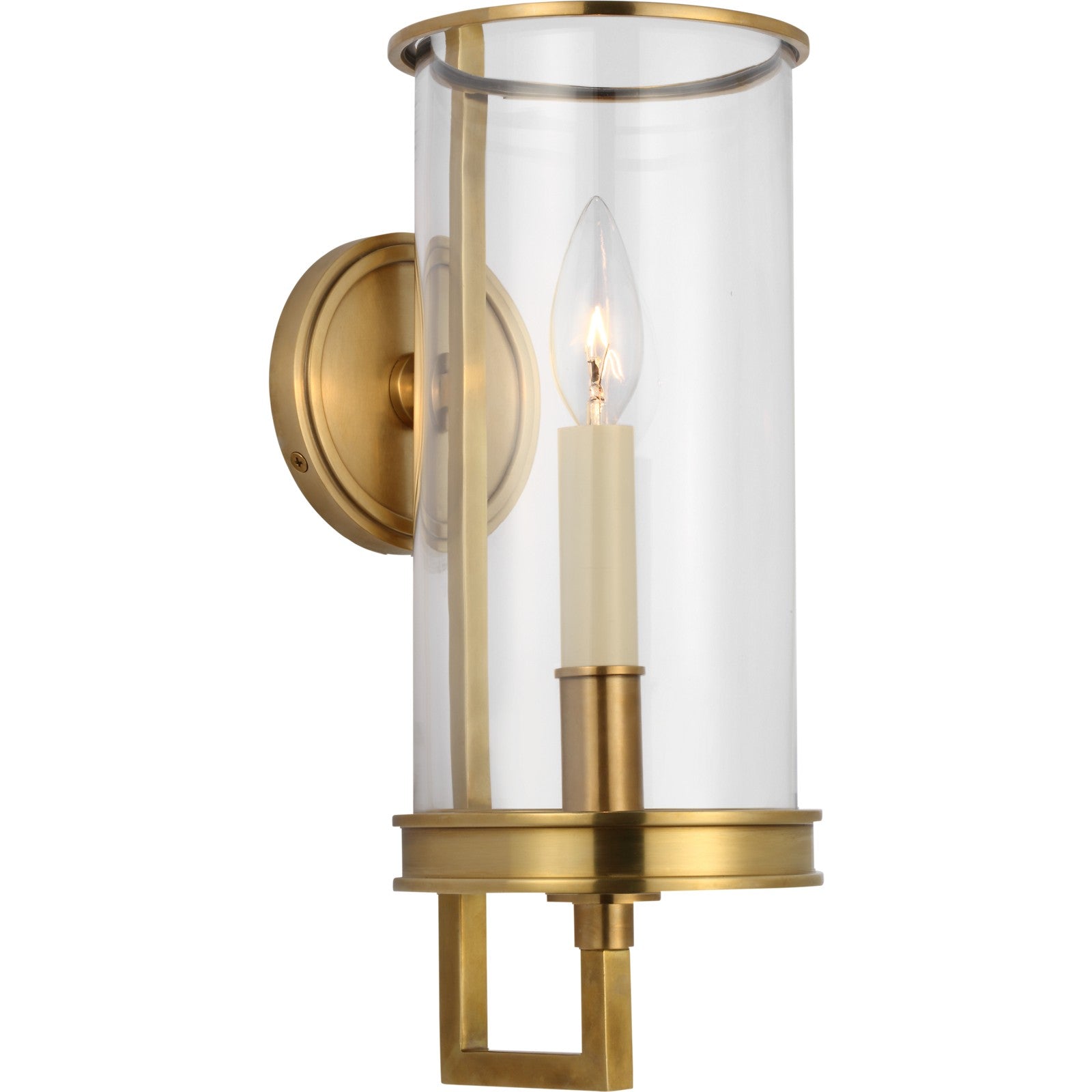 Glendon Small Hurricane Sconce - Visual Comfort Wall Lights