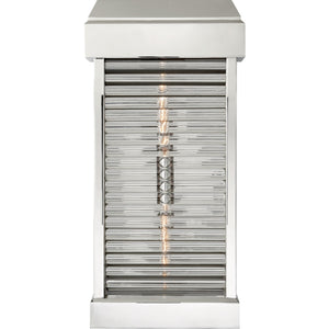 Dunmore Large Curved Glass Louver Sconce - Visual Comfort Outdoor Lighting