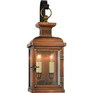 Suffork Small Scroll Arm Lantern - Visual Comfort Outdoor Lighting