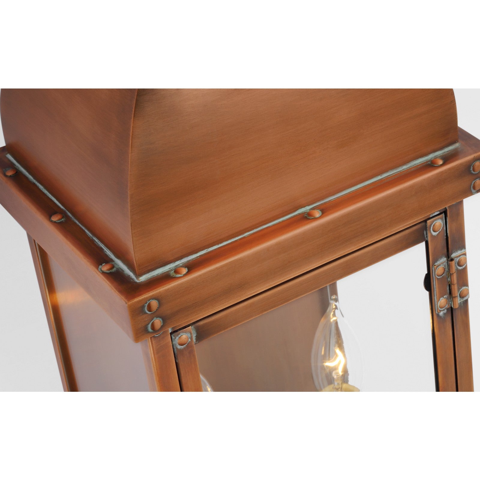 Suffork Medium Scroll Arm Lantern - Visual Comfort Outdoor Lighting