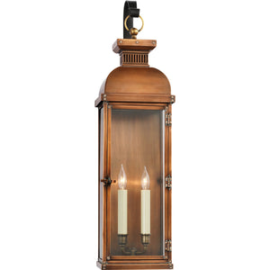 Suffork Tall Scroll Arm Lantern - Visual Comfort Outdoor Lighting