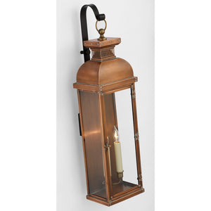 Suffork Tall Scroll Arm Lantern - Visual Comfort Outdoor Lighting