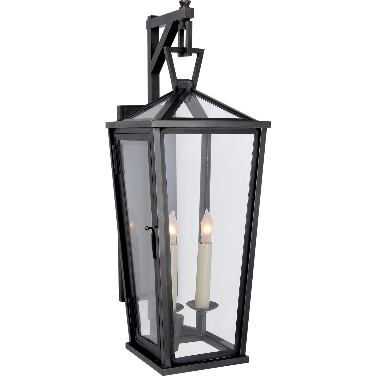 Darlana Small Tall Bracketed Wall Lantern - Visual Comfort Outdoor Lighting