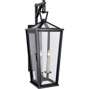 Darlana Small Tall Bracketed Wall Lantern - Visual Comfort Outdoor Lighting