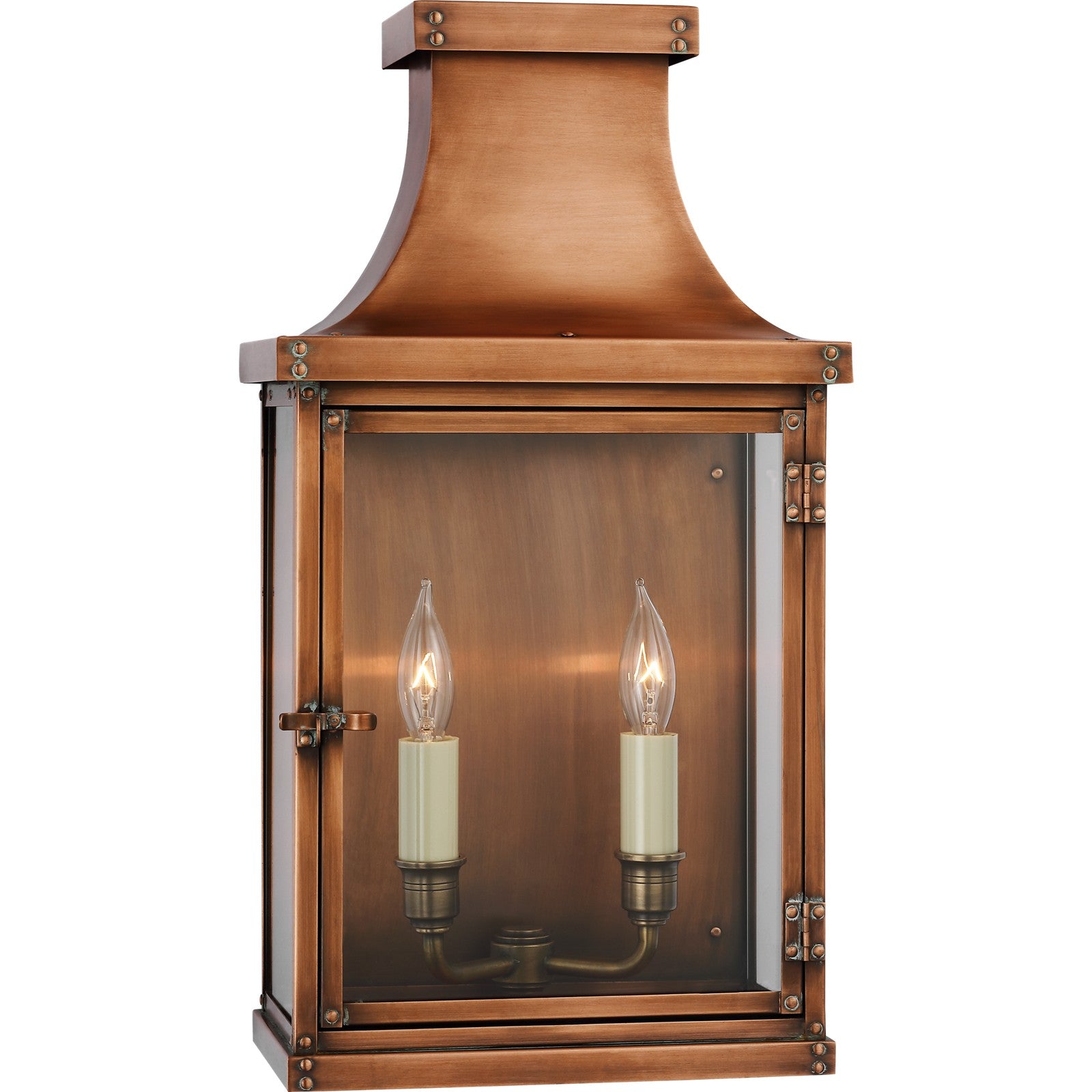 Bedford Wide Short 3/4 Lantern - Visual Comfort Outdoor Lighting