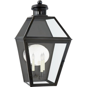 Stratford Large 3/4 Wall Lantern - Visual Comfort Outdoor Lighting