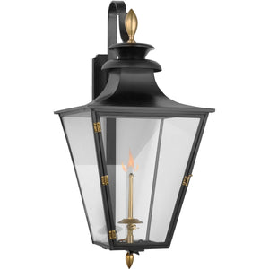 Albermarle Medium Bracketed Gas Wall Lantern - Visual Comfort Outdoor Lighting