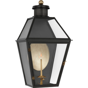 Stratford Medium 3/4 Gas Wall Lantern - Visual Comfort Outdoor Lighting