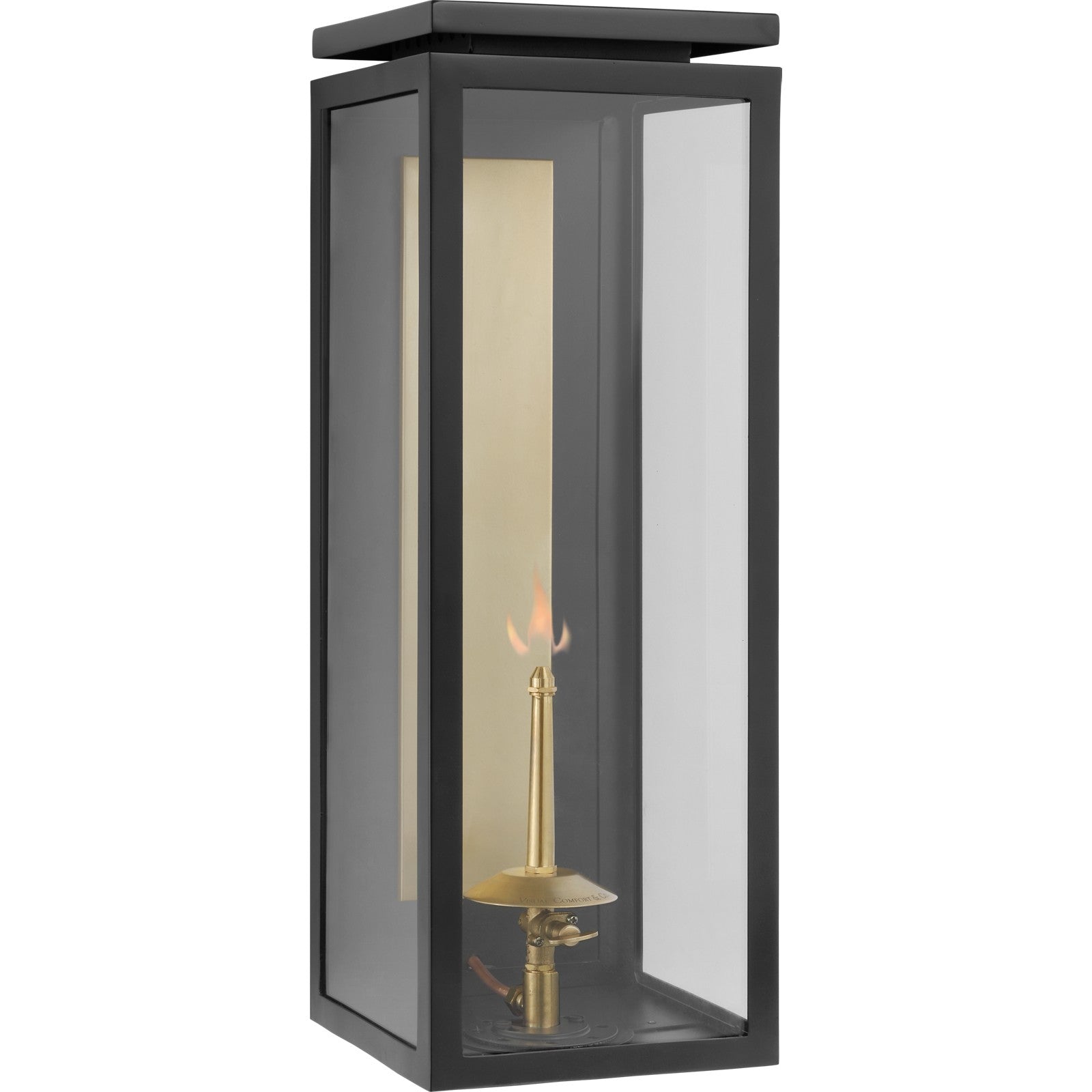 Fresno Large 3/4 Gas Wall Lantern - Visual Comfort Outdoor Lighting