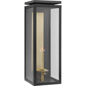 Fresno Large 3/4 Gas Wall Lantern - Visual Comfort Outdoor Lighting