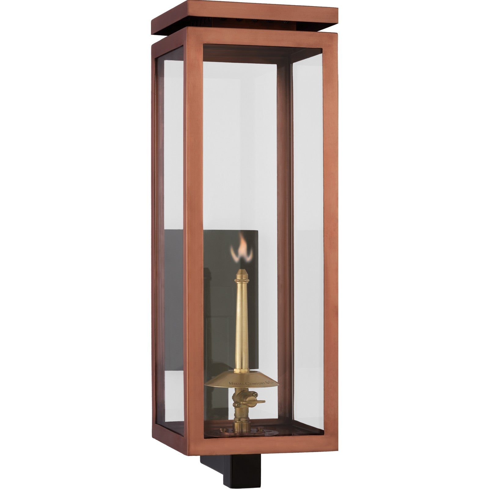 Fresno Medium Bracketed Gas Wall Lantern - Visual Comfort Outdoor Lighting