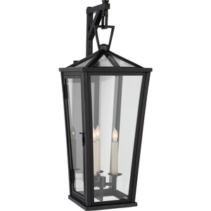Darlana Medium Tall Bracketed Wall Lantern - Visual Comfort Outdoor Lighting