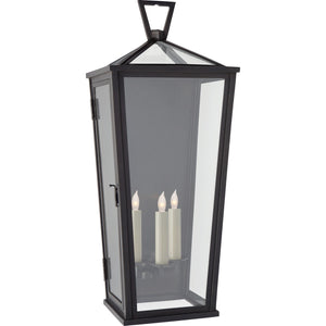 Darlana Large Tall 3/4 Wall Lantern - Visual Comfort Outdoor Lighting