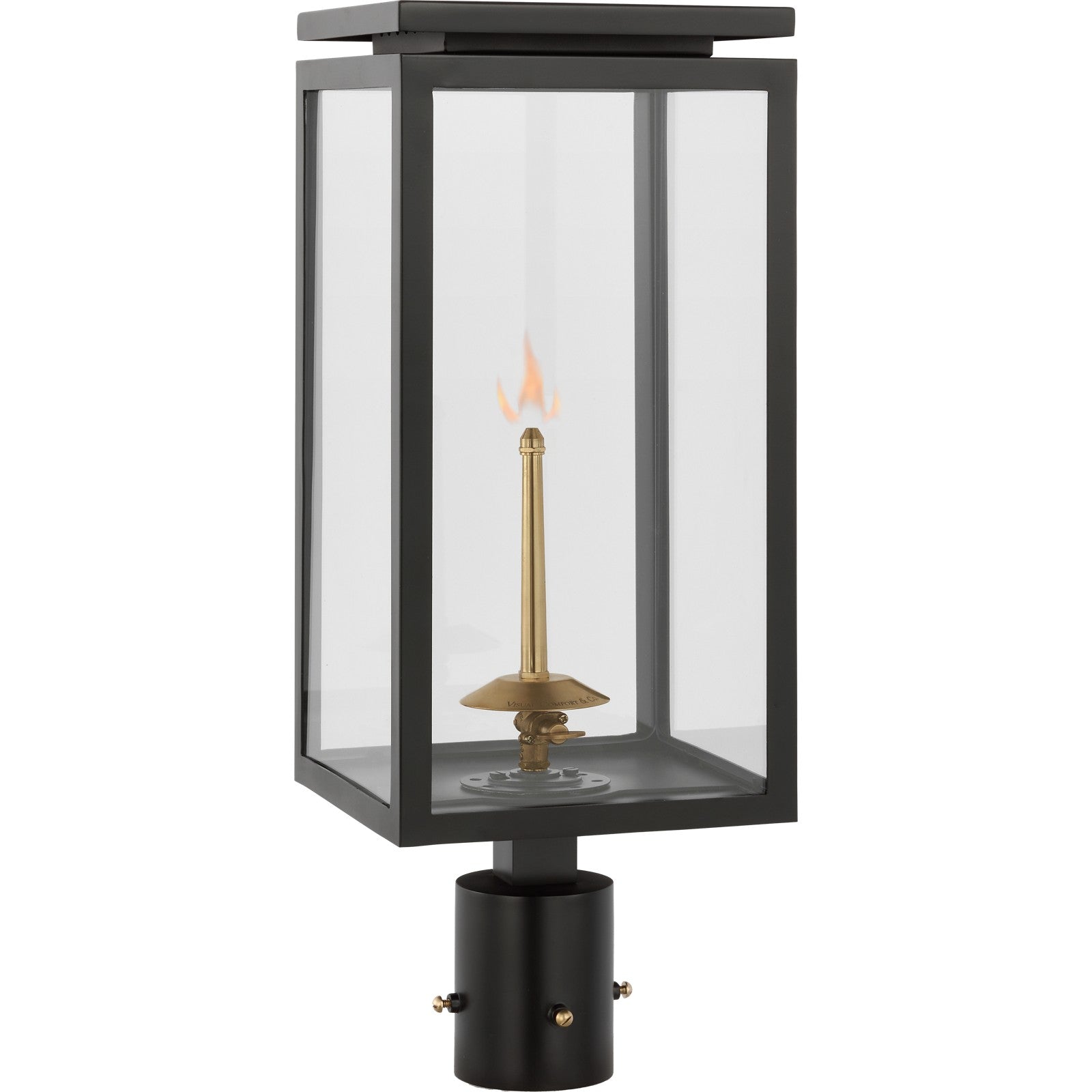 Fresno Medium Gas Post - Visual Comfort Outdoor Lighting