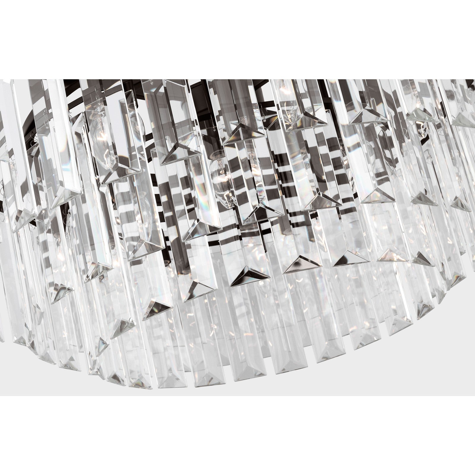 Arden Large Chandelier in Burnished Brass - Visual Comfort Ceiling Lights
