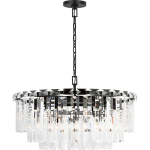 Arden Large Chandelier in Burnished Brass - Visual Comfort Ceiling Lights