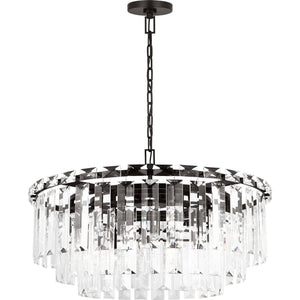Arden Large Chandelier in Burnished Brass - Visual Comfort Ceiling Lights