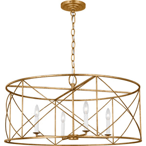Beatrix Extra Large Lantern Aged Iron - Visual Comfort Ceiling Lights