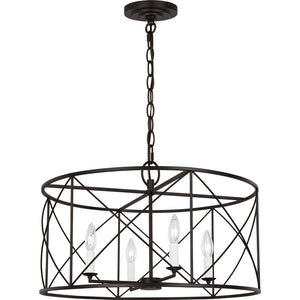 Beatrix Large Lantern Aged Iron - Visual Comfort Ceiling Lights