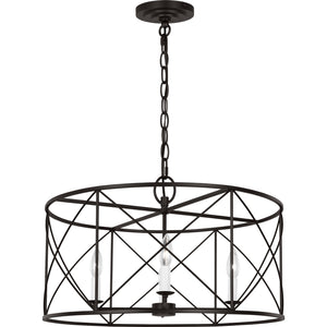 Beatrix Large Lantern Aged Iron - Visual Comfort Ceiling Lights