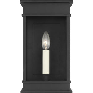 Cupertino Small Wall Lantern Textured Black - Visual Comfort Outdoor Lighting