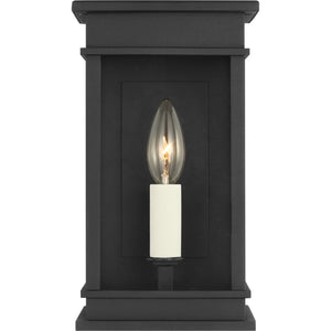Cupertino Mini Wall Lantern Textured Black - Visual Comfort Outdoor Lighting