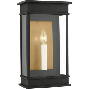 Cupertino Mini Wall Lantern Textured Black - Visual Comfort Outdoor Lighting