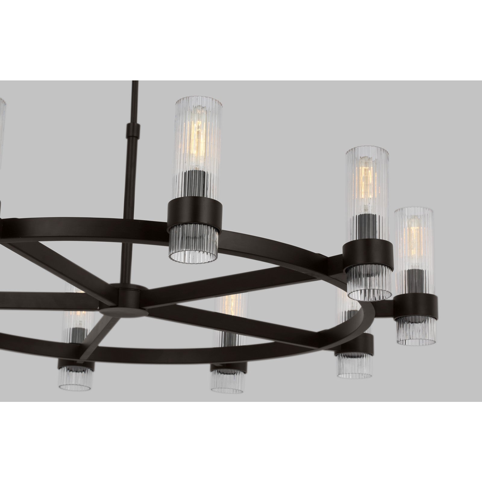 Geneva Large Chandelier Burnished Brass - Visual Comfort Ceiling Lights