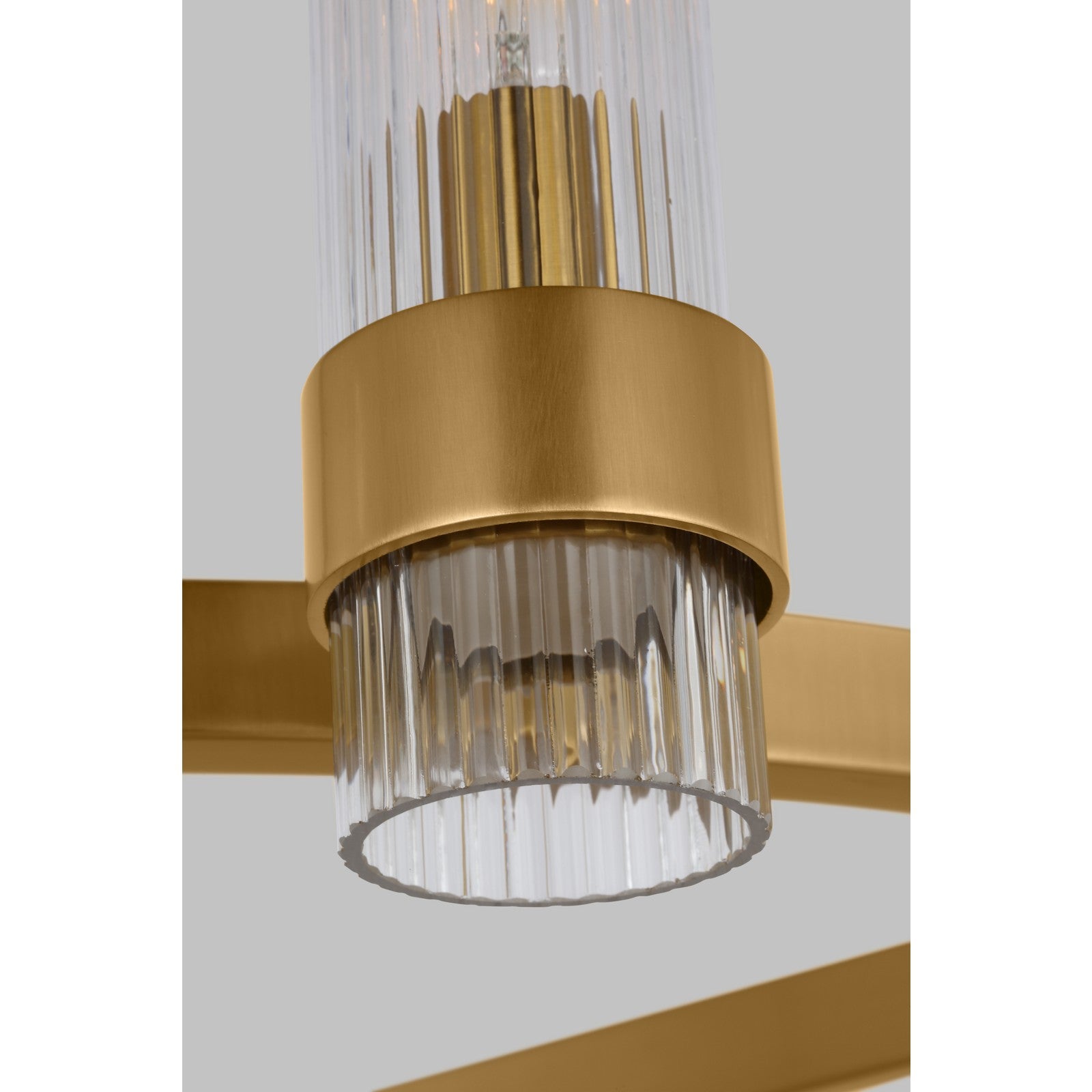 Geneva Large Chandelier Burnished Brass - Visual Comfort Ceiling Lights