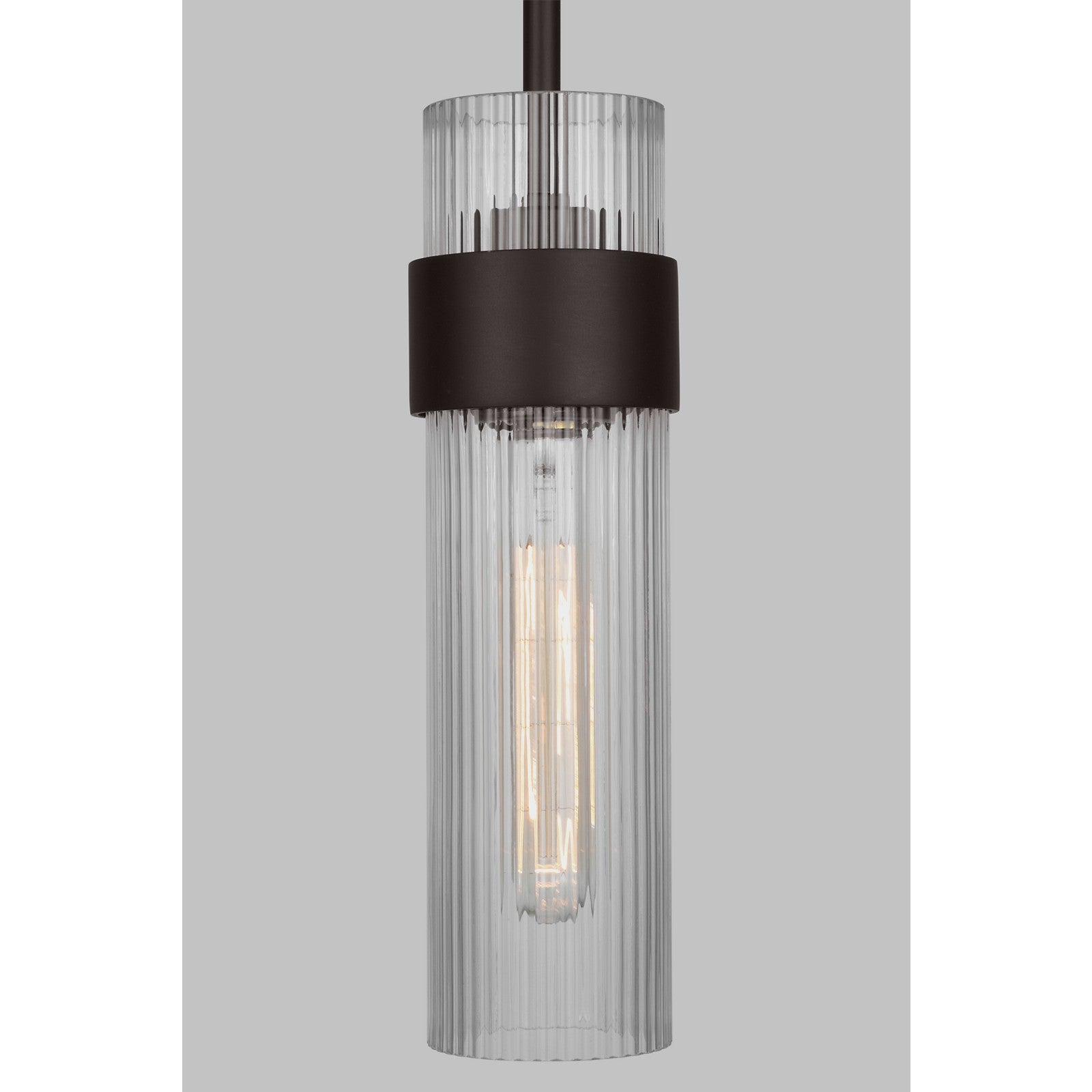 Geneva Medium Pendant in Burnished Brass - Visual Comfort Ceiling Lights