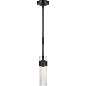 Geneva Medium Pendant in Burnished Brass - Visual Comfort Ceiling Lights