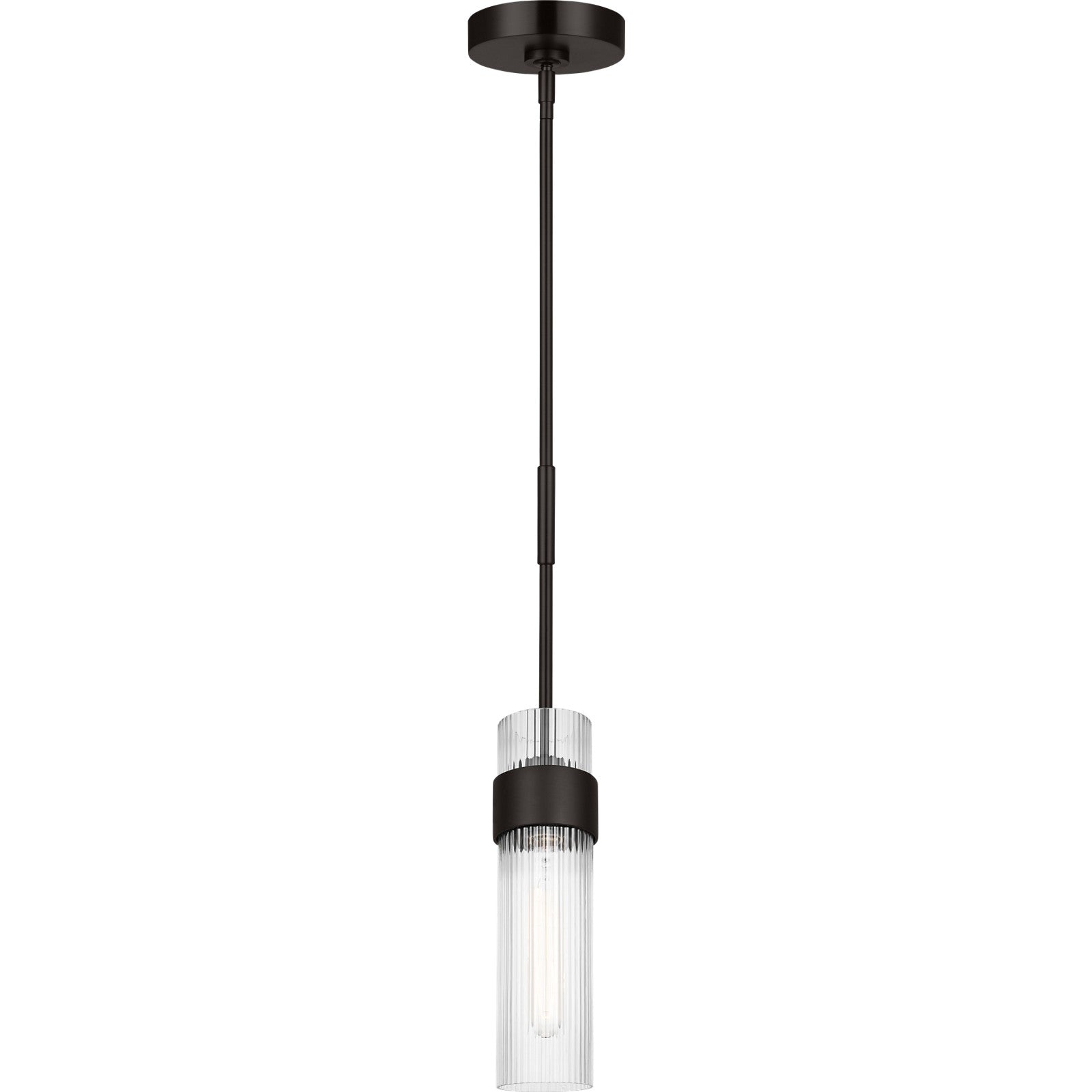 Geneva Medium Pendant in Burnished Brass - Visual Comfort Ceiling Lights