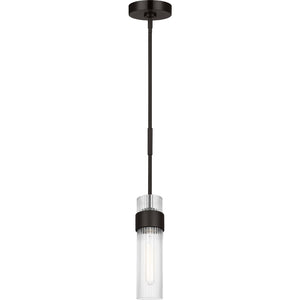 Geneva Medium Pendant in Burnished Brass - Visual Comfort Ceiling Lights