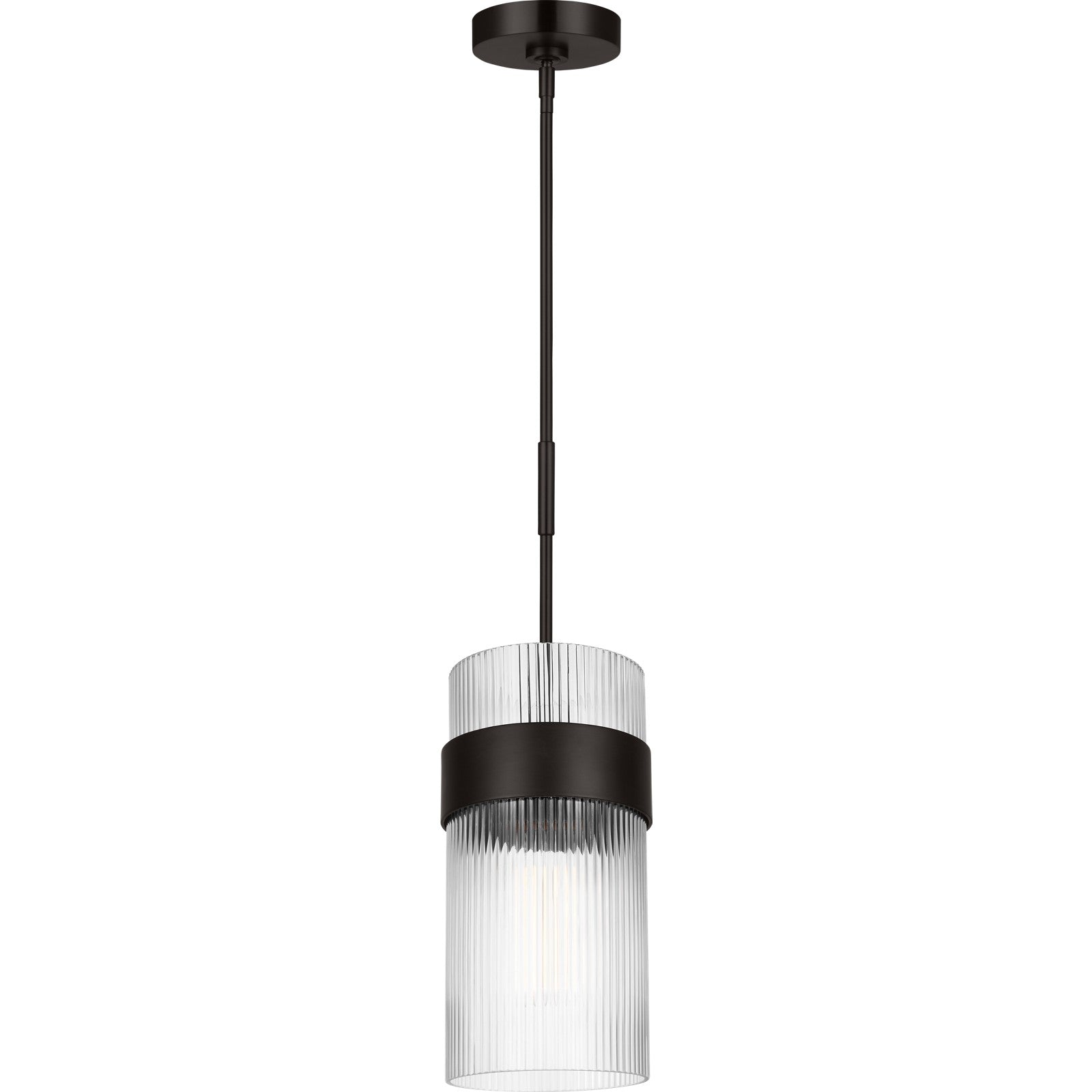 Geneva Large Pendant in Burnished Brass - Visual Comfort Ceiling Lights