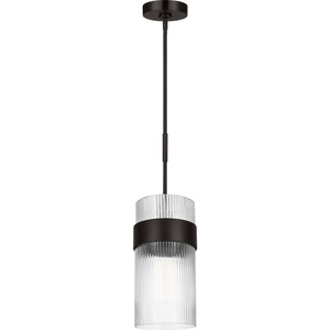 Geneva Large Pendant in Burnished Brass - Visual Comfort Ceiling Lights