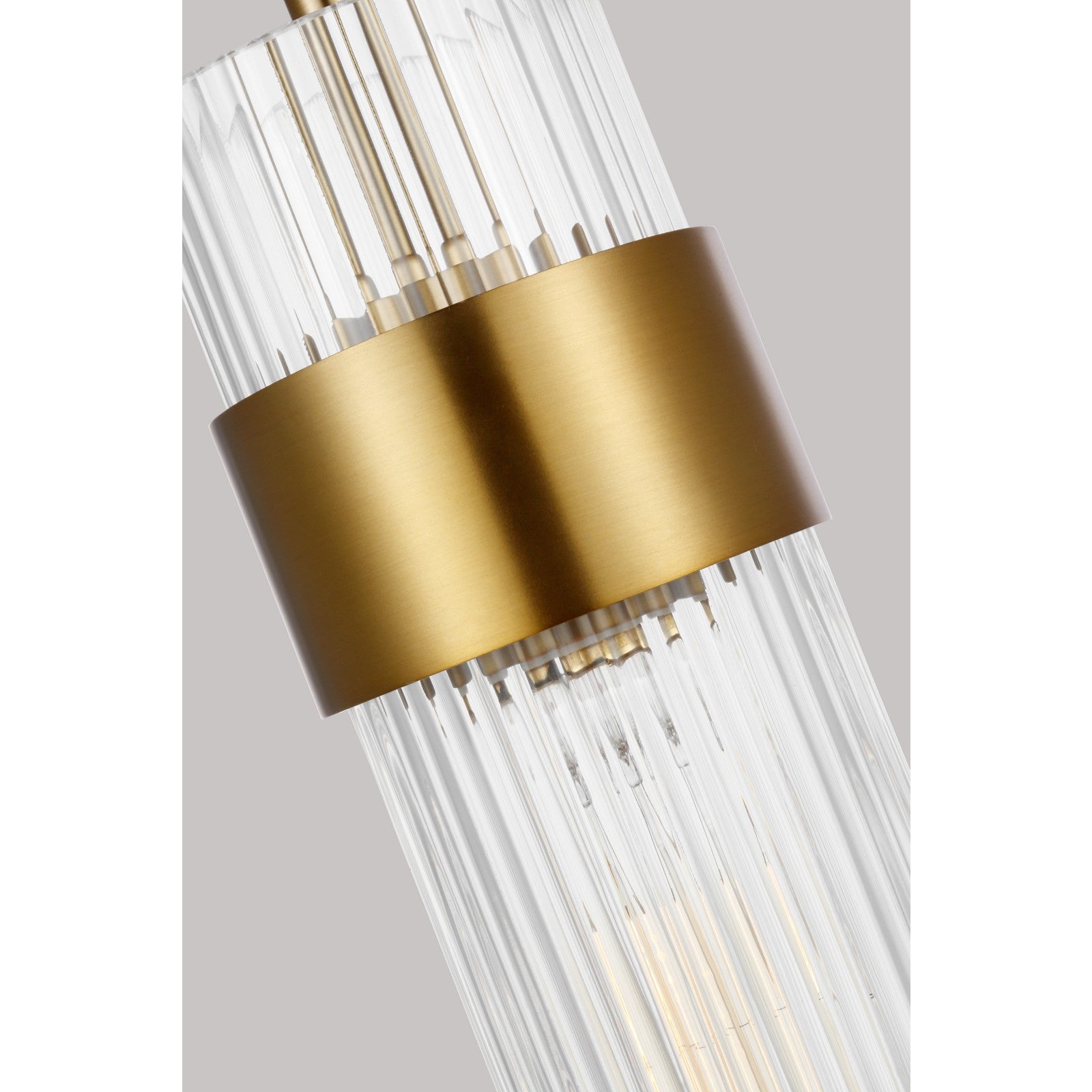 Geneva Medium Pendant in Burnished Brass - Visual Comfort Ceiling Lights
