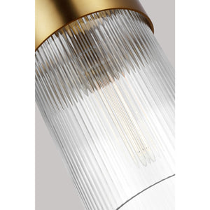 Geneva Large Pendant in Burnished Brass - Visual Comfort Ceiling Lights