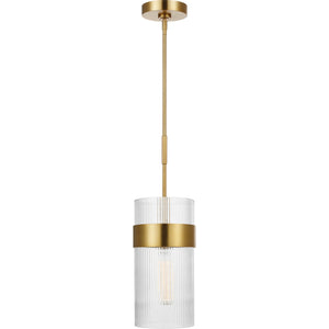 Geneva Large Pendant in Burnished Brass - Visual Comfort Ceiling Lights