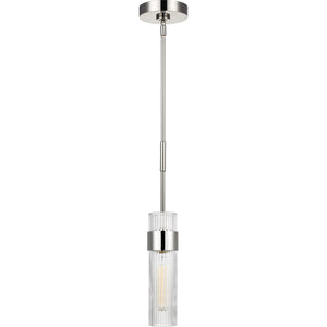 Geneva Medium Pendant in Burnished Brass - Visual Comfort Ceiling Lights