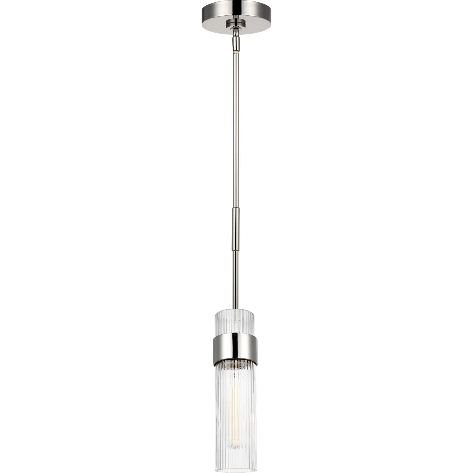 Geneva Medium Pendant in Burnished Brass - Visual Comfort Ceiling Lights