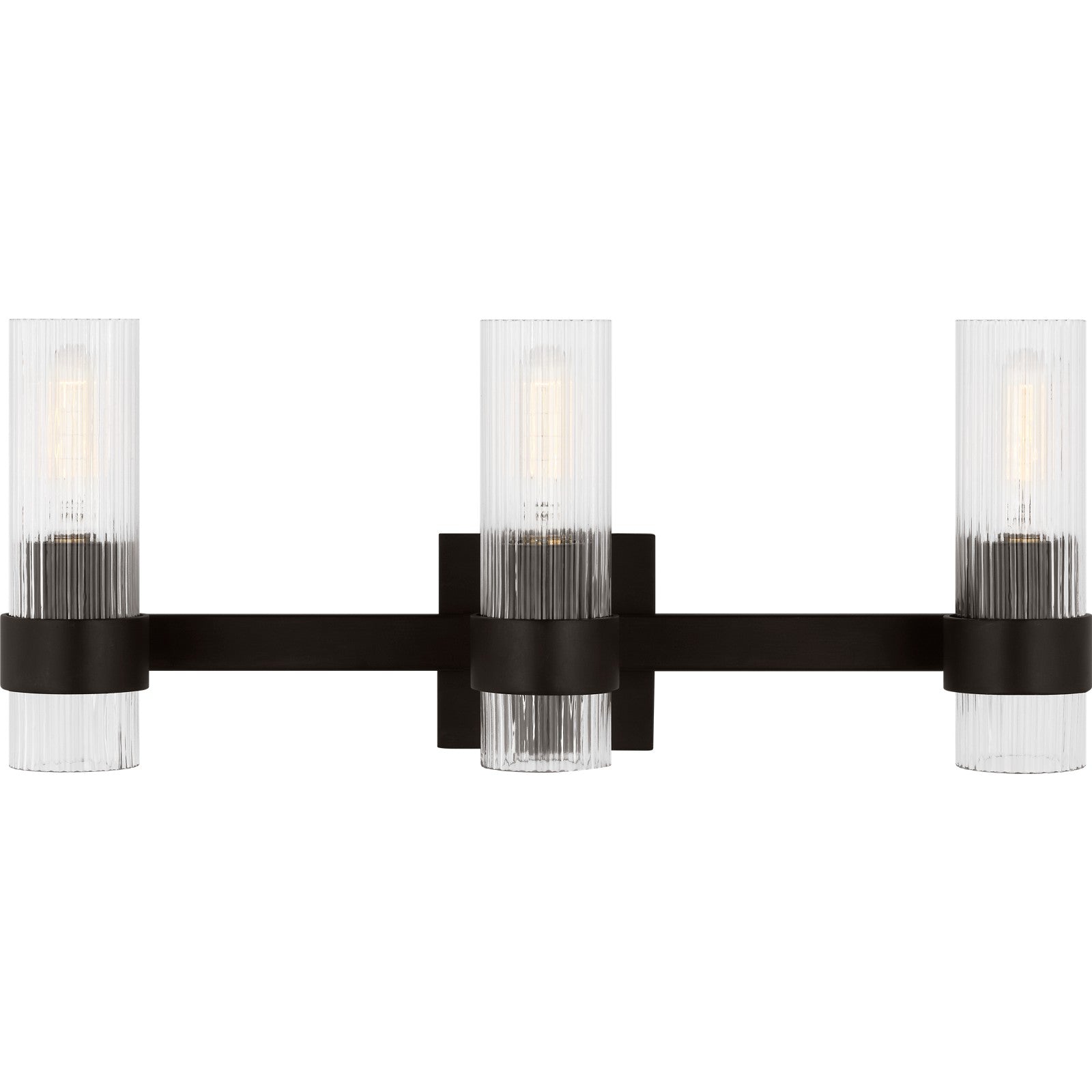 Geneva 3 - Light Vanity in Burnished Brass - Visual Comfort Wall Lights