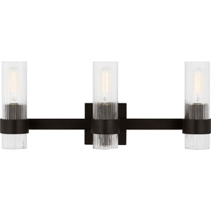Geneva 3 - Light Vanity in Burnished Brass - Visual Comfort Wall Lights
